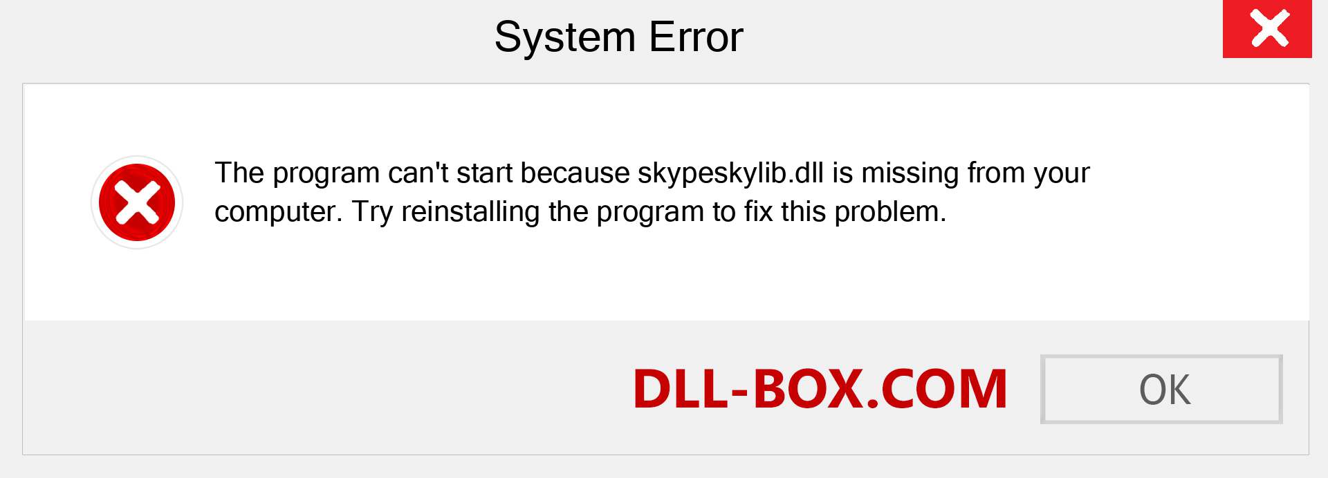  skypeskylib.dll file is missing?. Download for Windows 7, 8, 10 - Fix  skypeskylib dll Missing Error on Windows, photos, images